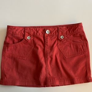 Benton Women’s Red Denim Skirt 00